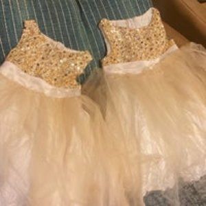 Gold Sequins Dresses